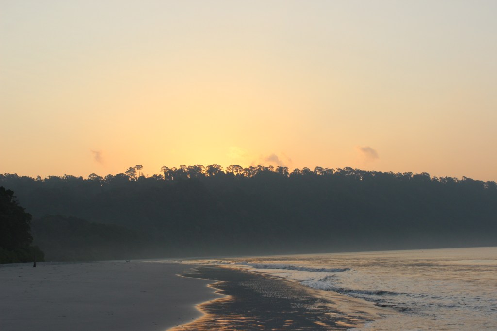Sun rise on the beach